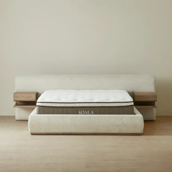 Riviera Isabelline White Fabric King Bed